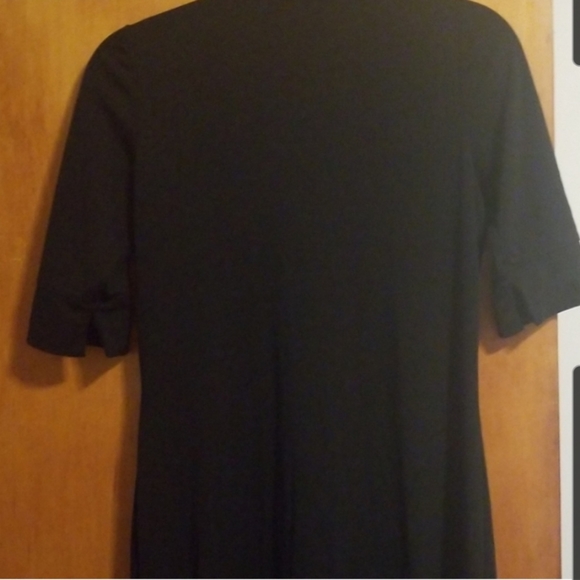 KENNETH COLE Black Shirt DRESS Med - Picture 3 of 4